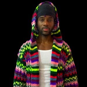 Please, Check out out hand knitted cardigan